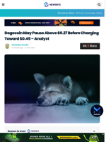 Dogecoin May Pause Above $0.27 Before Charging Toward $0.45 - Analyst