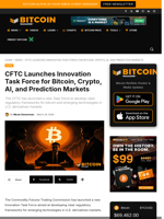CFTC Launches Task Force For Bitcoin, Crypto, And AI Help
