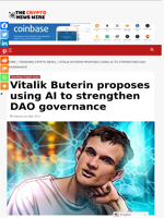 Vitalik Buterin proposes using AI to strengthen DAO governance - The Crypto News Wire