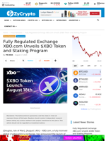 Fully Regulated Exchange XBO.com Unveils $XBO Token and Staking Program