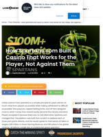 How Spartans.com Built a Casino That Works for the Player, Not Against Them | Live Bitcoin News