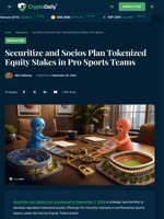 Securitize, Socios Plan Tokenized Sports Team Equity
