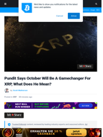 Pundit Says October Will Be A Gamechanger For XRP, What Does He Mean? | Bitcoinist.com