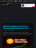 DOT Price Prediction: $2.75-$3.30 Recovery Target by December 2025 - Blockchain.News