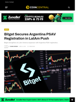 Bitget Secures Argentina PSAV Registration in LatAm Push
