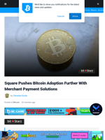 Square Pushes Bitcoin Adoption Further With Merchant Payment Solutions