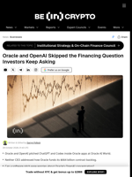 Oracle and OpenAI Skipped the Financing Question Investors Keep Asking