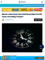 Bitcoin’s New Clock: How Wall Street Killed The Old Cycle--Expert