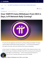 Over 102M Pi Coins Withdrawn From OKX in Days, Is Pi Network Rally Coming?