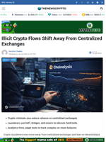 Illicit Crypto Flows Shift Away From Centralized Exchanges