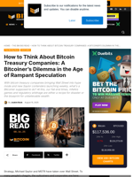 How To Think About Bitcoin Treasury Companies: A Bitcoiner’s Dilemma In The Age Of Rampant Speculation