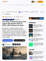 Iran War Pushes Europe and Japan Recession Risk to 50%, BCA Research Says – Economics Bitcoin News