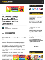 XXKK Crypto Exchange Strengthens Platform Transparency and User Communication