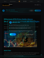 Ethereum ETH Price Holds Above $4,390 as Bulls Eye Fresh All-Time Highs - Blockchain.News