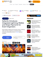 Satlantis Introduces Integrated Lightning Wallets and Stripe Payments for Event Organizers – News Bytes Bitcoin News
