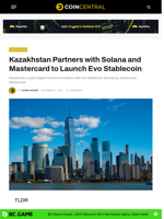 Kazakhstan Partners with Solana and Mastercard to Launch Evo Stablecoin