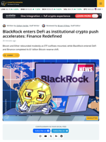 BlackRock Enters DeFi Via UniSwap, Bitcoin Stages Modest Recovery