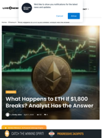 What Happens to ETH If $1,800 Breaks? Analyst Has the Answer | Live Bitcoin News