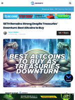 Best Altcoins to Buy as ETH Remains Strong Despite Treasuries Downturn