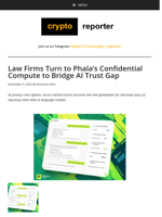 Law Firms Turn to Phala's Confidential Compute to Bridge AI Trust Gap