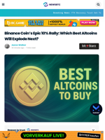 Best Altcoins to Buy as BNB Almost Hit $1,100 in Weekend Rally