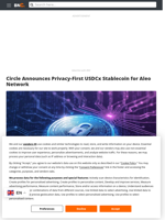 Circle Announces Privacy-First USDCx Stablecoin for Aleo Network - Brave New Coin