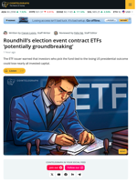 Roundhill’s US Election Event Contract ETFs ‘Potentially Groundbreaking’