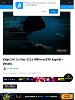 Kelp DAO Suffers $292 Million rsETH Exploit - Details | Bitcoinist.com