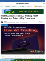 IROSH Announces Live AI Trading, Profit Sharing, and Token Utility Framework