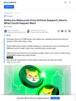 Can Shiba Inu Price Recover After Hitting Critical Support?