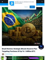Brazil Revives Strategic Bitcoin Reserve Plan Targeting Purchase Of Up To 1 Million BTC | Bitcoinist.com