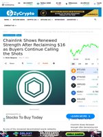 Chainlink Shows Renewed Strength After Reclaiming $16 as Buyers Continue Calling the Shots ⋆ ZyCrypto