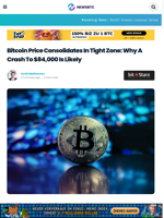 Bitcoin Price Consolidates In Tight Zone: Why A Crash To $84,000 Is Likely