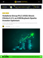Vodafone Group PLC (VOD) Stock: Climbs 6.4% as €2B Buyback Sparks Investor Optimism