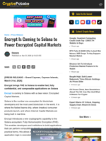 Encrypt Is Coming to Solana to Power Encrypted Capital Markets