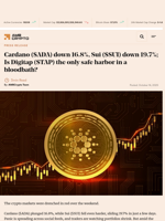 Cardano ($ADA) down 16.8%, Sui ($SUI) down 19.7%; Is Digitap ($TAP) the only safe harbor in a bloodbath? - AMBCrypto