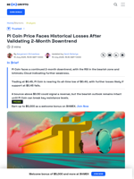 Pi Coin Validates 2-Month Downtrend: More Losses Incoming?