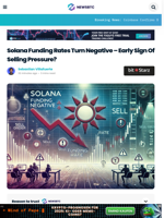 Solana Funding Rates Turn Negative – Early Sign Of Selling Pressure?