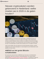 Nieuwe cryptovaluta's worden gelanceerd in Nederland: welke moeten we in 2026 in de gaten houden?