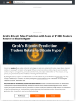 Grok's Bitcoin Price Prediction with Fears of $100K: Traders Rotate to Bitcoin Hyper