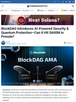 BlockDAG Introduces AI-Powered Security & Quantum Protection—Can It Hit $600M in Presale? - TheNewsCrypto