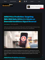 AVAX Price Prediction: Targeting $24-$28 Rally Within 2-4 Weeks as Oversold Conditions Signal Reversal - Blockchain.News