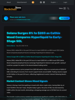 Solana Surges 8% to $203 as Cathie Wood Compares Hyperliquid to Early-Stage SOL - Blockchain.News