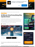 At Bitcoin Asia Everything Was Upside Down