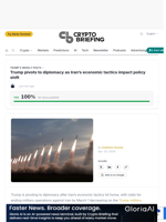 Trump pivots to diplomacy as Iran's economic tactics impact policy shift