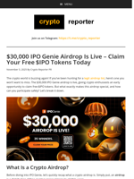 $30,000 IPO Genie Airdrop Is Live - Claim Your Free $IPO Tokens Today