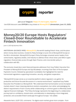 Money20/20 Europe Hosts Regulators' Closed-Door Roundtable to Accelerate Fintech Innovation