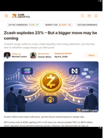 Zcash explodes 23% - But a bigger move may be coming - AMBCrypto