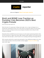 $PUN Explodes in Presale | Brett & BOME Struggle | Top Meme Coins to Buy for 2025