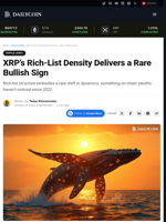 XRP’s Rich-List Density Delivers a Rare Bullish Sign - DailyCoin